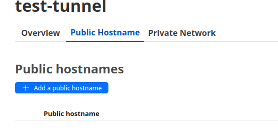 Cloudflare Tunnel